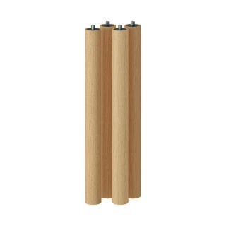 【MUJI 無印良品】木製桌腳/4入/72cm(大型家具配送)