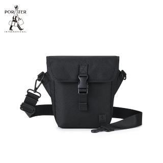 【PORTER INTERNATIONAL】城市潮流URBAN斜揹包-S(黑)