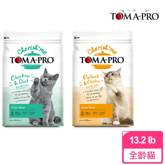 【TOMA-PRO 優格】親親食譜 全齡貓 高肉量 火鴨雞/四種肉配方 13.2磅(貓糧、貓飼料、貓乾糧)