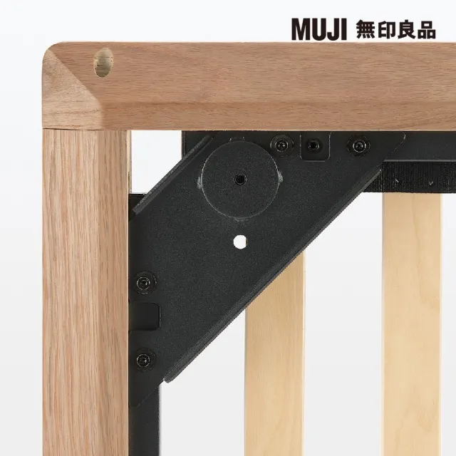 【MUJI 無印良品】胡桃木組合床台+床頭板/Q/木製腳/20cm(大型家具配送)