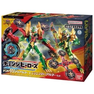 【BANDAI 萬代】代理版 特攝 暴太郎戰隊 DON金龍悟空機器人形態&忍忍者 可動公仔