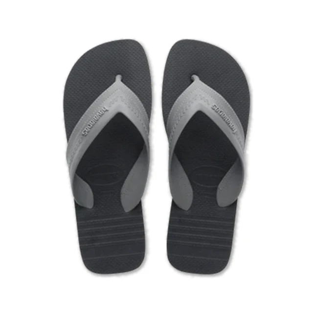 havaianas 哈瓦仕 Hybrid Be 男鞋 石墨色 哈瓦仕 拖鞋 夾腳拖 寬帶 拖鞋 4145752-0074M