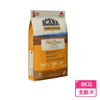 【ACANA】農場饗宴 無穀配方 6kg 放養雞肉/火雞肉(全齡犬/狗飼料/狗乾糧)