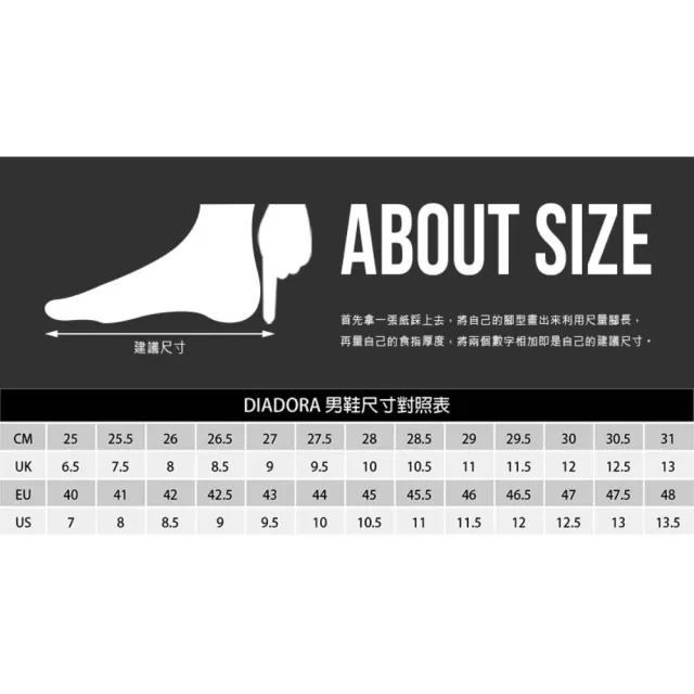 【DIADORA】男原廠慢跑鞋-運動 訓練 慢跑(DA180238-C2763)