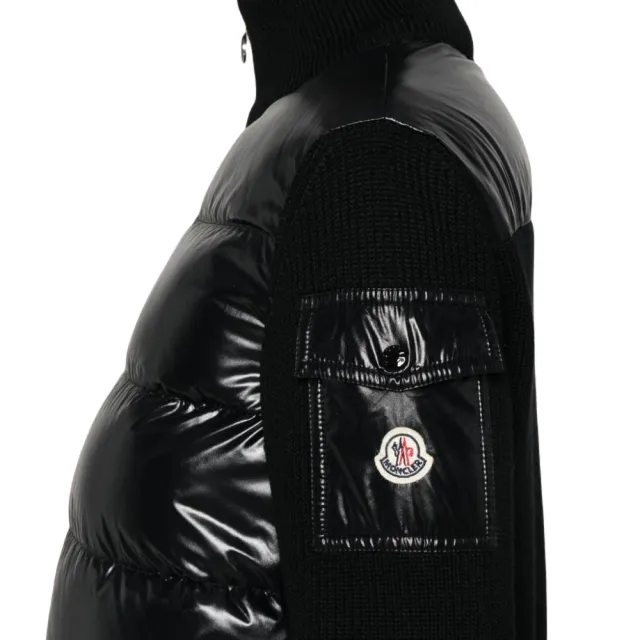 【MONCLER】秋冬新款 女款 羽絨羊毛拼接外套-黑色(1號USA-S、2號USA-M、3號USA-L)