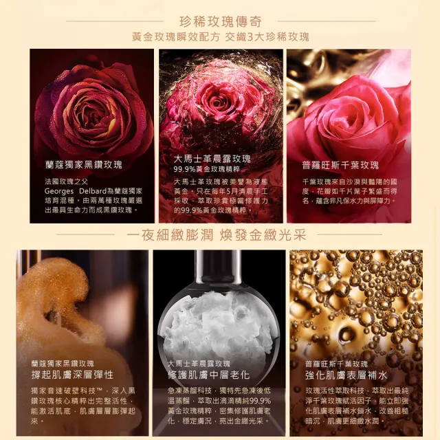 【蘭蔻】官方直營 絕對完美黃金玫瑰修護露 150ml(LANCOME/化妝水/頂級保養/臉部保養)