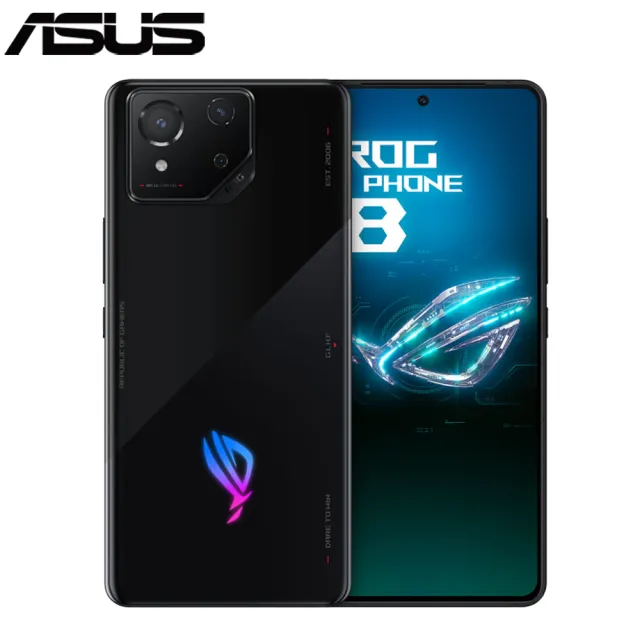 【ASUS 華碩】玻璃貼遊戲指套組 ROG Phone 8 5G 6.78吋(16G/512G/高通驍龍8 Gen3/5000萬鏡頭畫素/AI手機)