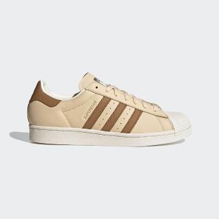 【adidas 愛迪達】休閒鞋 男鞋 女鞋 運動鞋 SUPERSTAR 奶茶 IF1580
