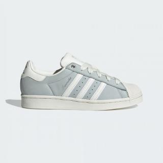 【adidas 愛迪達】休閒鞋 女鞋 運動鞋 三葉草 SUPERSTAR W 灰 IE3038