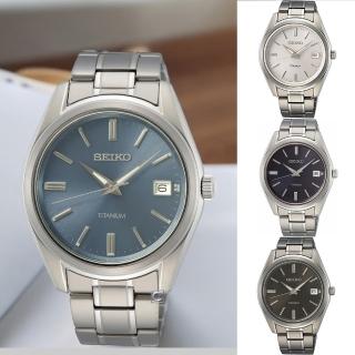 【SEIKO 精工】鈦金屬錶 腕錶 手錶 指標錶 藍寶石水晶鏡面 送禮(6N52-00B0S/SUR369P1 SK043)