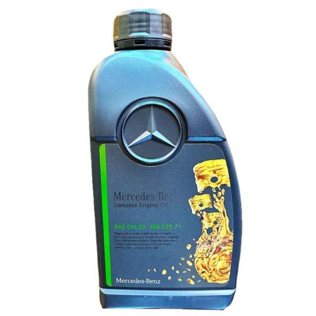 【Mercedes-Benz 賓士】Mercedes-Benz  Genuine Engine Oil MB 229.71 0W-20 機油(整箱1LX12入)