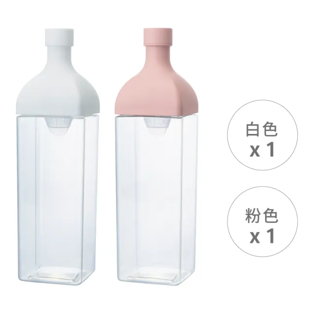 【HARIO】方形冷泡茶壺–2入組／1200ml(KAB-120)