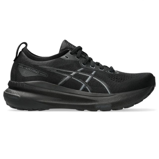 【asics 亞瑟士】GEL-KAYANO 31 D 女款 寬楦 慢跑鞋 黑灰(1012B671-001)