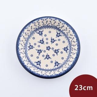【美學生活 波蘭陶】波蘭陶 Cerraf 圓形深盤 23cm 波蘭手工製 陶瓷盤 菜盤 水果盤 沙拉盤(蕙質蘭心系列)