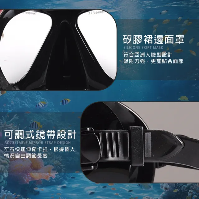 【SWIMFLOW】全乾式單鏡面潛水面罩(浮潛面罩 單鏡面罩 潛水面鏡 潛水面罩 潛水鏡 潛水蛙鏡 浮潛 蛙鏡 泳鏡)