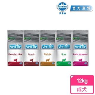 【Farmina 法米納】VetLife獸醫寵愛天然處方犬糧12公斤VD(處方狗飼料)