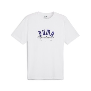 【PUMA】Chrome Cat 流行系列 上衣 男款 短袖上衣 短T LOGO字型 白(62800902 ∞)