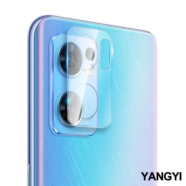 【YANG YI 揚邑】OPPO Reno7 防爆防刮弧邊3D一體包覆 9H鏡頭鋼化玻璃膜保護貼