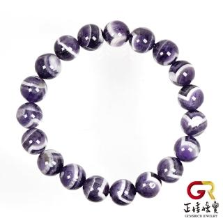 【正佳珠寶】紫水晶 狗牙紫晶 11mm 紫水晶手珠｜日本彈力繩