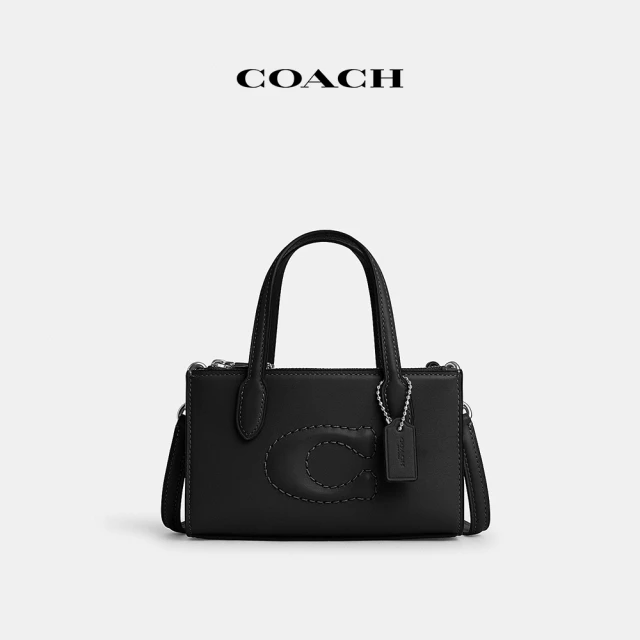 COACH蔻馳官方直營 厚底運動鞋-黑色(CU155)品牌優