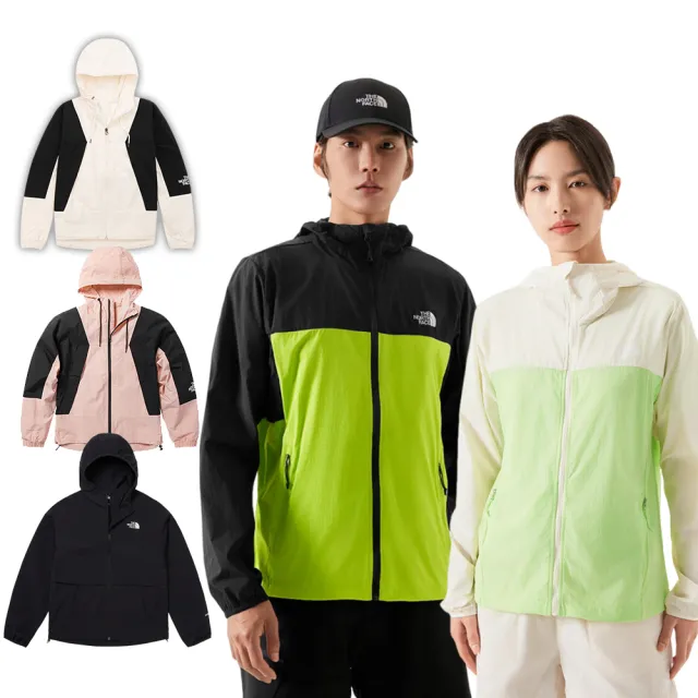 【The North Face 官方旗艦】夏季多機能_男女款防潑水/防風/防曬休閒外套(多款任選)