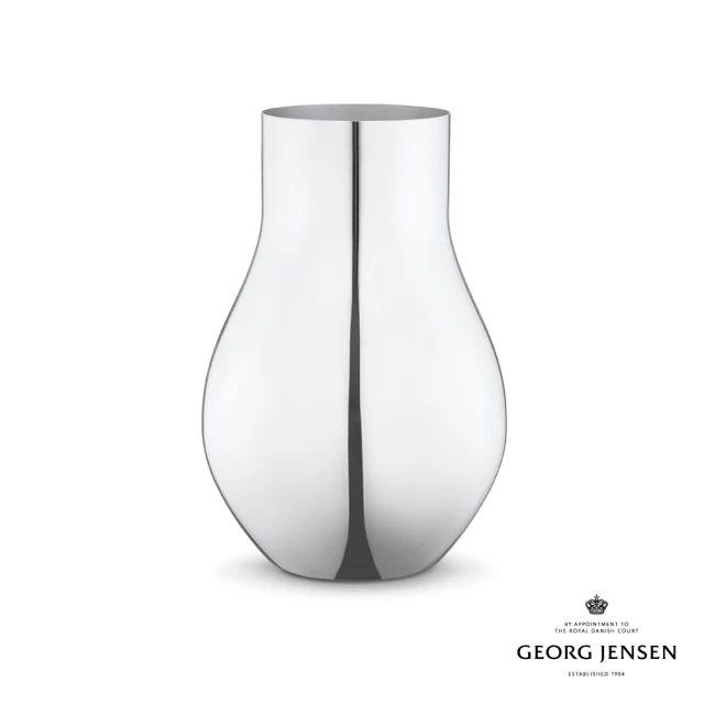 Georg Jensen 喬治傑生 CAFU 花瓶 中(鏡面拋光不銹鋼)