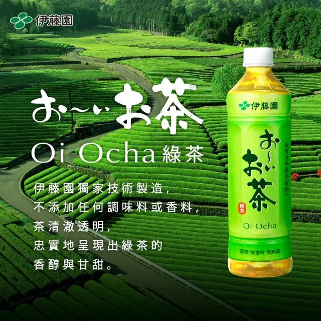 【伊藤園】Oi Ocha 綠茶530mlx24入/箱