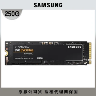 【SAMSUNG 三星】970 EVO Plus 250GB M.2 2280 PCIe 3.0 ssd固態硬碟 MZ-V7S250BW 讀3500M/寫2300M