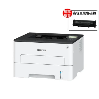 【FUJIFILM 富士軟片】搭高容量黑色碳粉★ApeosPort Print 3410SD A4黑白雷射無線印表機