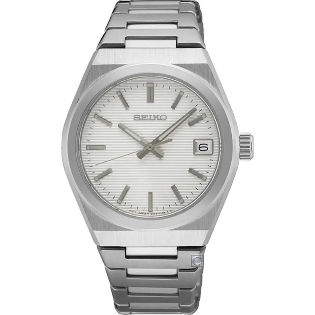 【SEIKO 精工】CS系列 條紋簡約石英手錶-34mm_SK040(SUR573P1/6N42-00N0S)