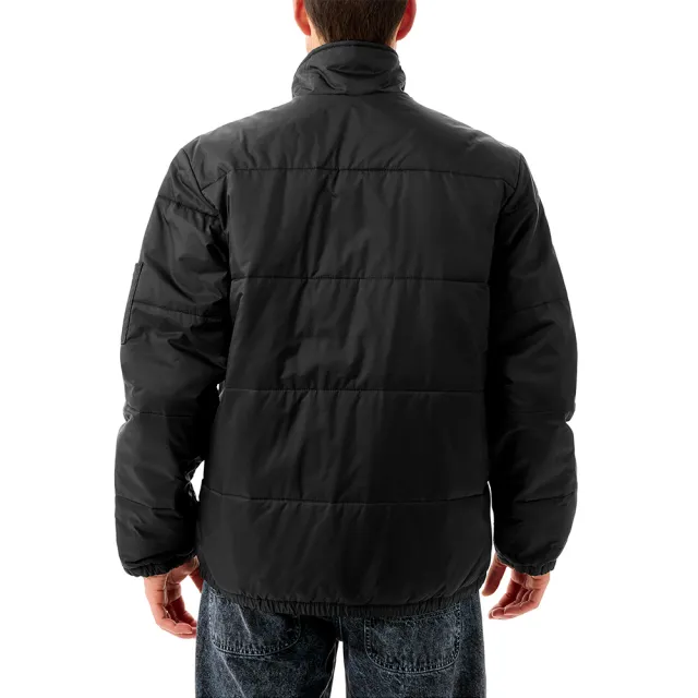 【Dickies】TOM KNOX 聯名－男款黑色胸前簡約刺繡Logo保暖夾克｜DK012202BLK