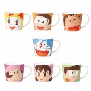 【Doraemon 哆啦A夢】日本製 大臉馬克杯 任選2款 水杯 280ml(哆啦A夢/哆啦美/大雄/胖虎/靜香/小夫/小珠)
