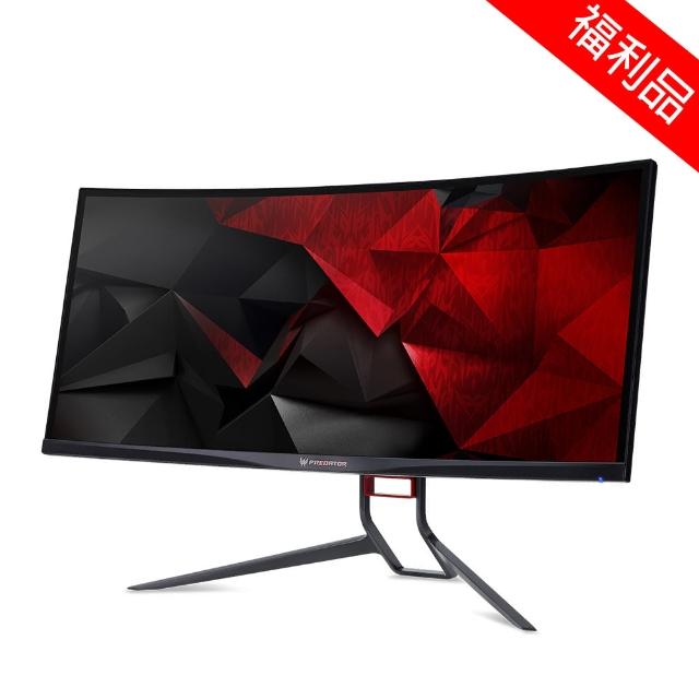 【Acer 宏碁】福利品 X34P  21:9曲面無邊框電競螢幕(34型/2K/120Hz/4ms/IPS)