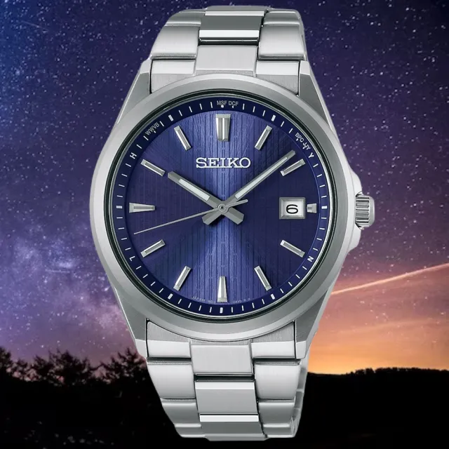 【SEIKO 精工】官方授權 太陽能電波腕錶 禮物推薦(SBTM349J/7B72-0AK0B)