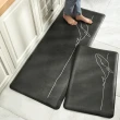 【半島良品】12MM科技氣墊/防油防水減壓皮革廚房地墊120x45cm(多款選 台灣環保印刷 踩屎感地墊)