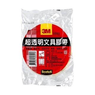 【3M】超透明OPP封箱膠帶 12mmx40Y-502S 1/2(封箱 黏貼 打包 網拍 電商)