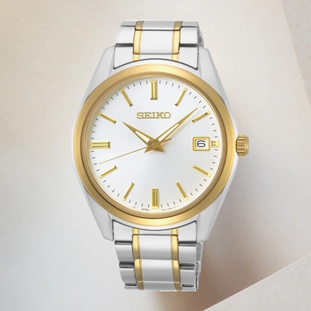 SEIKO 精工 CS系列 簡約時尚 大三針石英錶-40mm/SK027(6N52-00A0KS/SUR312P1)