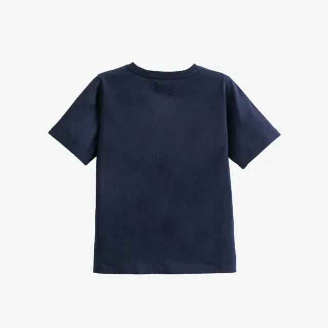 【Arnold Palmer 雨傘】女裝-胸前心形品牌LOGO刺繡T恤(深藍色)