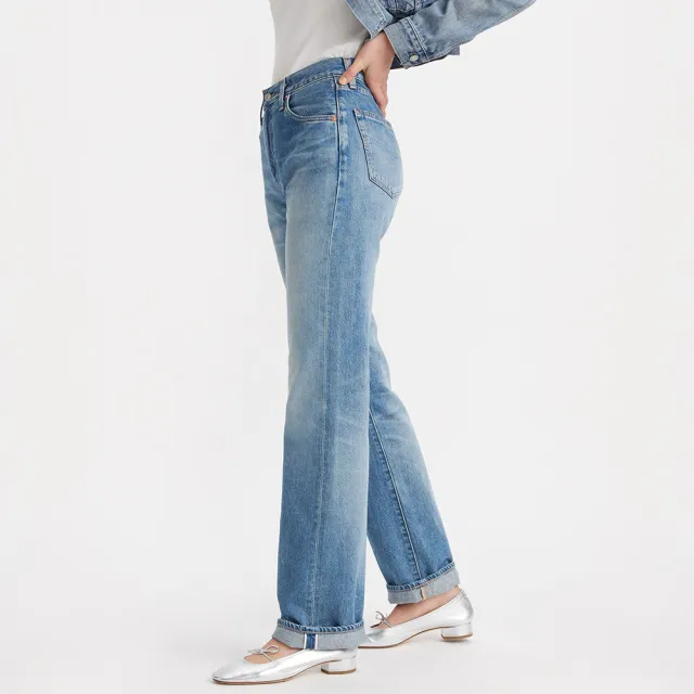【LEVIS】MADE IN JAPAN MIJ日本製 女款PLANK舒適直筒褲 熱賣單品 A9138-0001