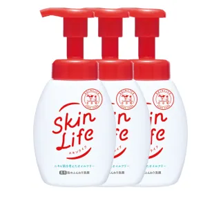 【日本牛乳石鹼】SkinLife滋卿愛泡洗顏3入(160ml/洗顏慕斯/洗面泡泡/控油)