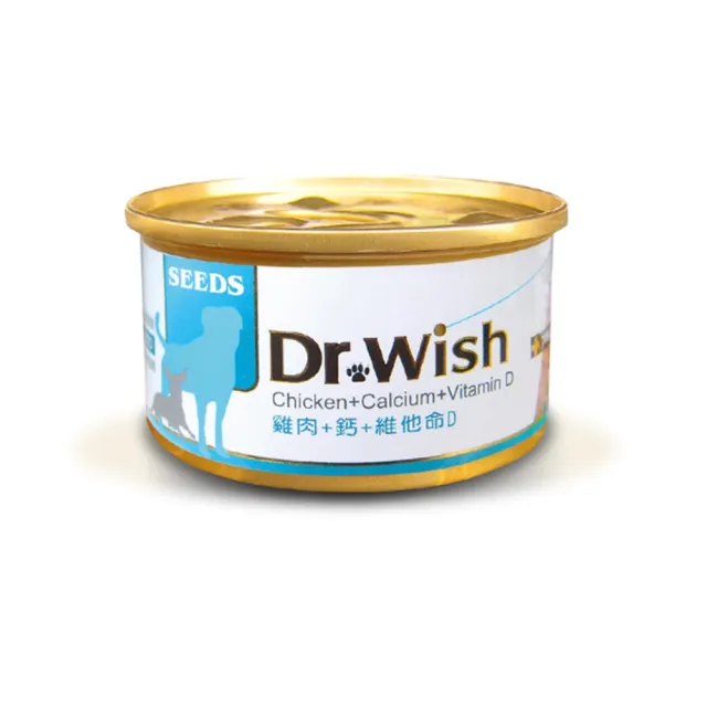 【Seeds 聖萊西】DR.WISH調整配方營養食 85g(主食/全齡貓/全齡犬/貓罐/狗罐/罐頭餐盒/零食點心)