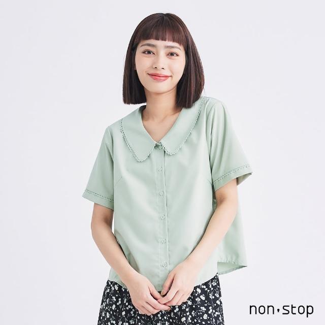 【non-stop】復古剪裁短版襯衫-2色