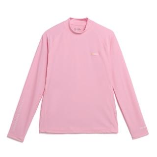 【國家地理服飾官方旗艦】女裝 RAGLAN 長袖防曬衣 - 粉紅色(水上活動/防曬)