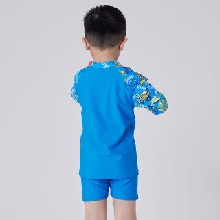 【haolang 浩浪】Haolang 挖土機男童長袖泳衣TOP(54702)