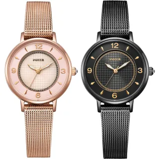 【CITIZEN 星辰】Wicca 少女系列 台灣限定 光動能千鳥格紋腕錶(KP3-465-95/KP3-449-51)