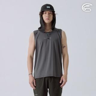 【ADISI】男緹花洞洞排汗抑菌消臭背心 AV2411063 深灰(透氣 吸濕排汗 快乾 輕量 彈性 排汗衣)