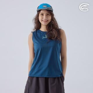 【ADISI】女緹花洞洞排汗抑菌消臭背心 AV2411064 藏青(透氣 吸濕排汗 快乾 輕量 彈性 排汗衣)
