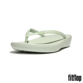【FitFlop】IQUSHION經典輕量夾腳涼鞋(灰綠色)