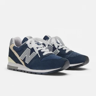 【NEW BALANCE】休閒鞋 996 男鞋 女鞋 藍 灰 麂皮 緩衝 復古 情侶鞋 NB(U996NV-D)