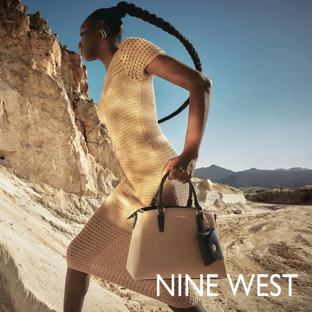 【NINE WEST】SIERA經典手提托特包-黑色(540906)